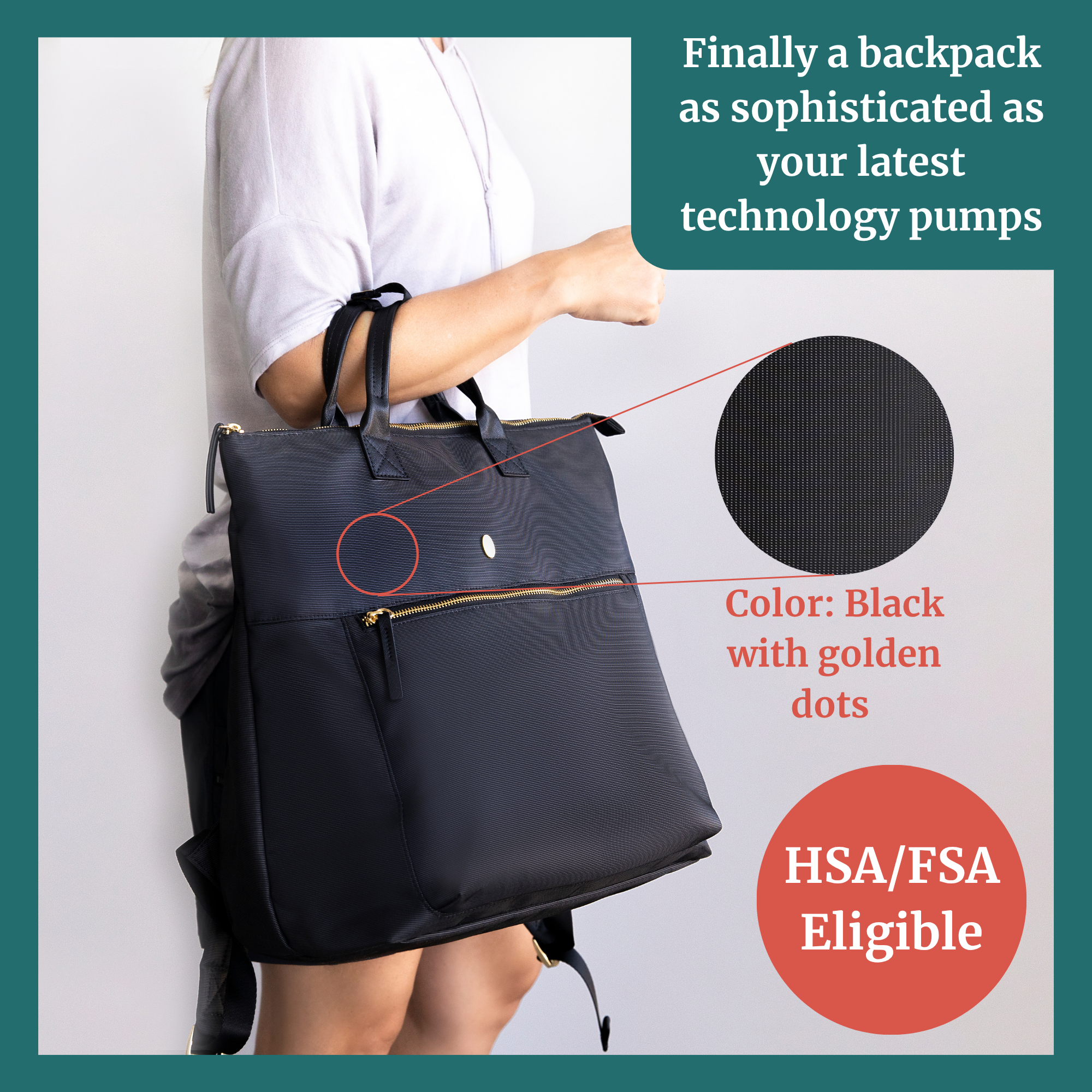 Wearable Breast Pump Backpack