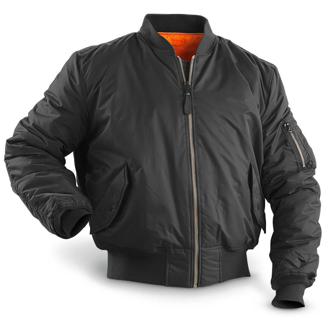 Men’s Autumn Winter Thermal Cotton-Padded Baseball Jacket