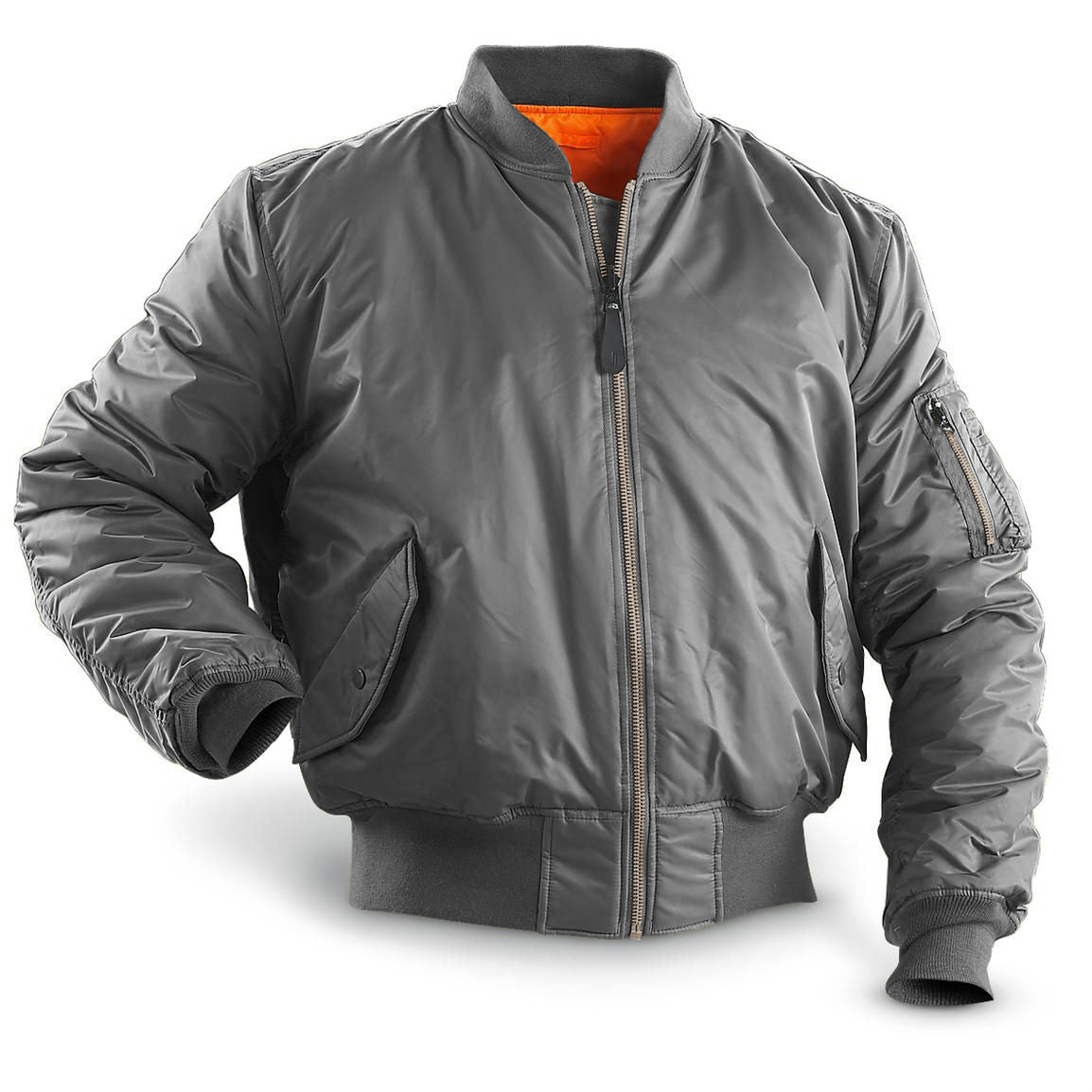 Men’s Autumn Winter Thermal Cotton-Padded Baseball Jacket