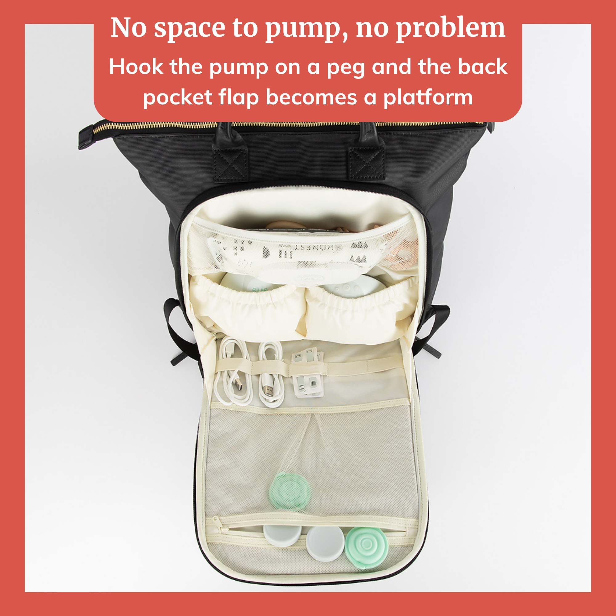 Wearable Breast Pump Backpack
