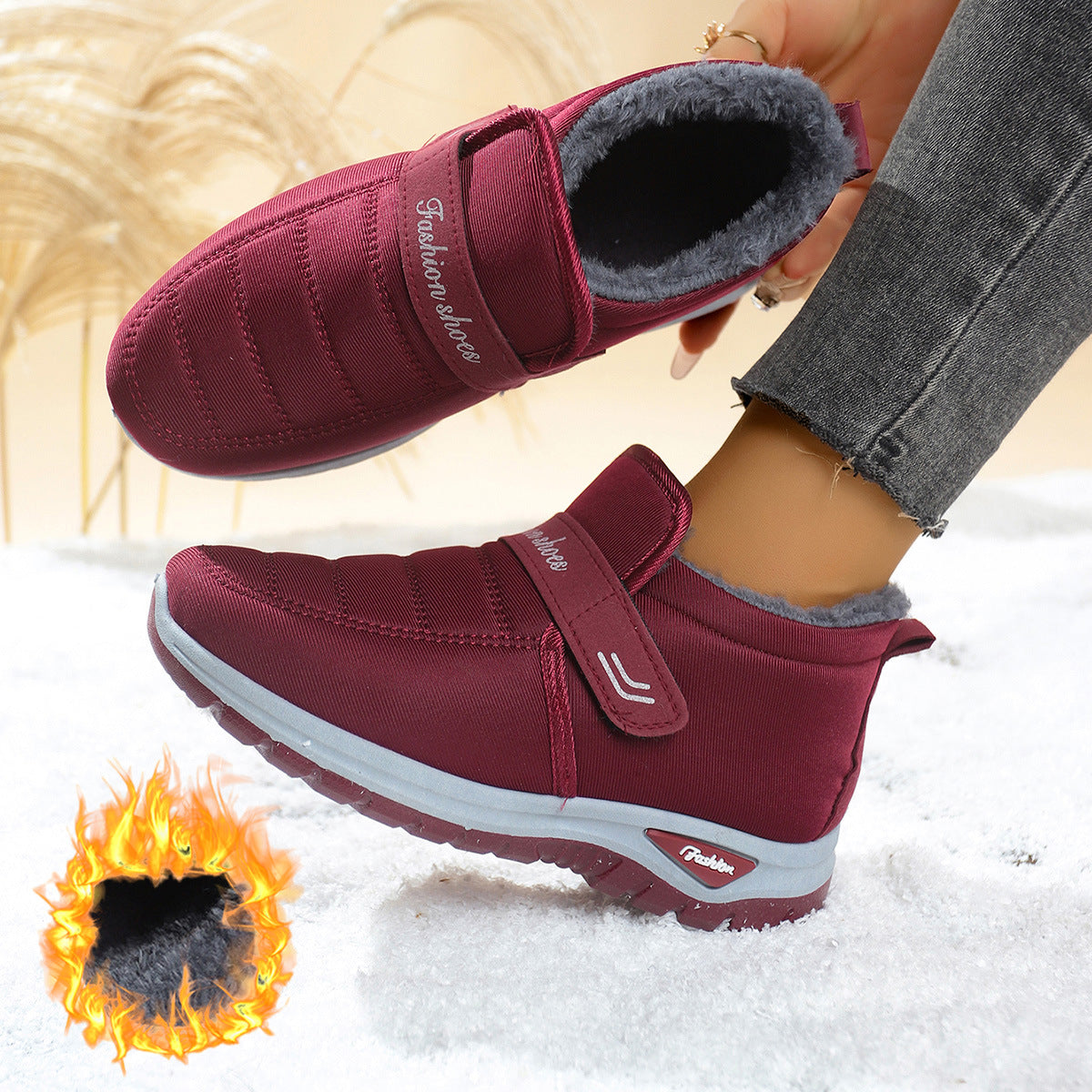Women’s Fleece-Lined Insulated Anti-Slip Winter Boots