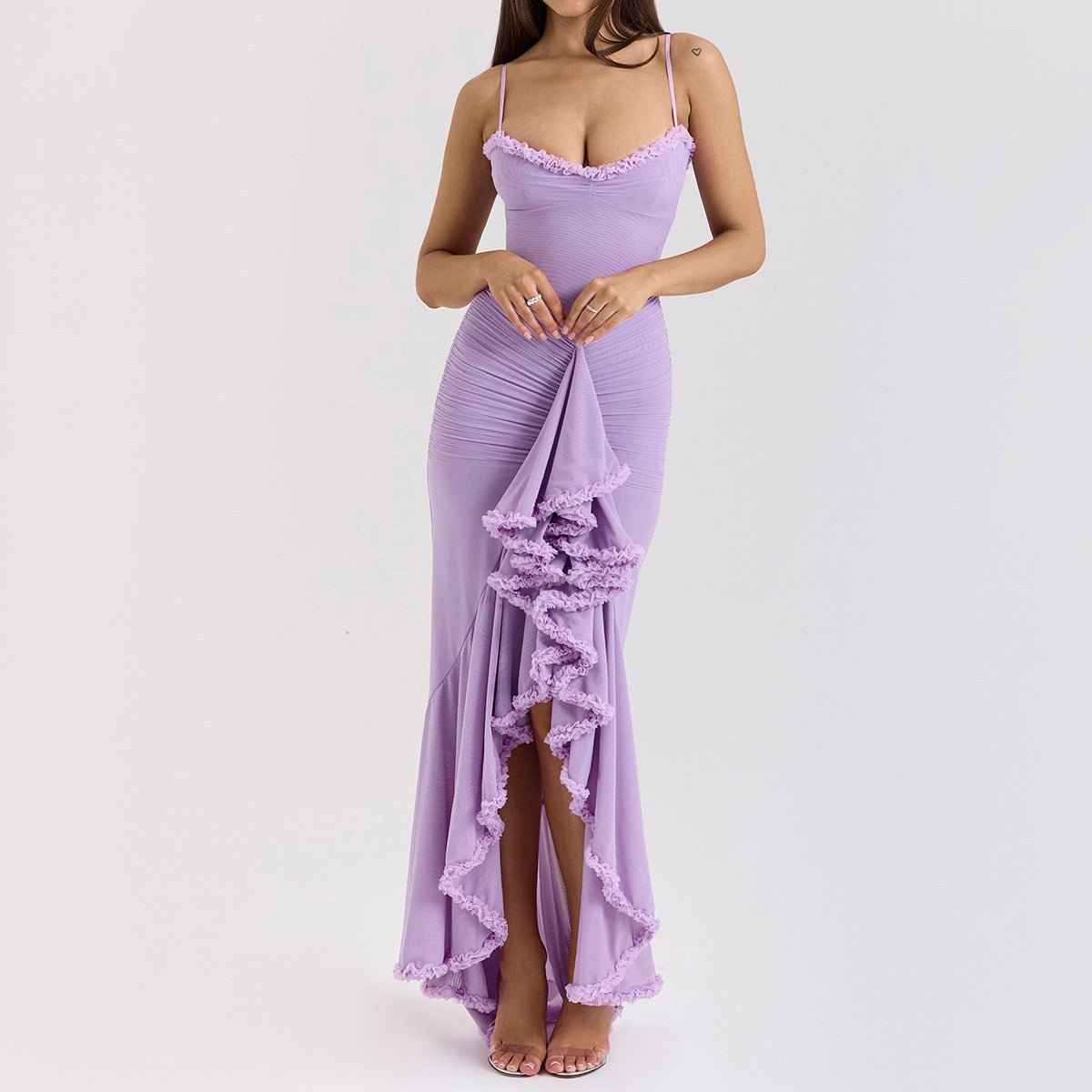 Women’s High-End Strapless Sleeveless Long Dress