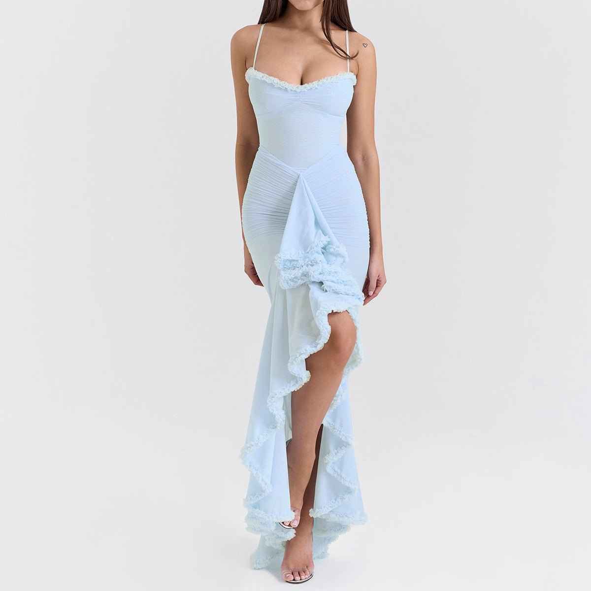 Women’s High-End Strapless Sleeveless Long Dress
