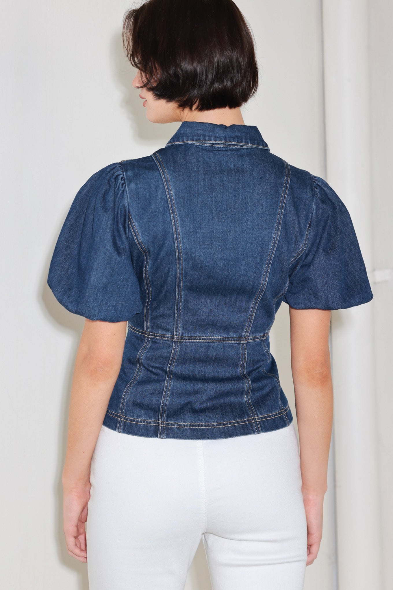 Cool Femme Women’s Casual Denim Top Shirt