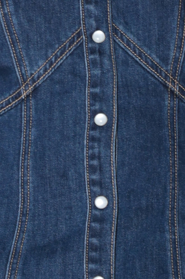 Cool Femme Women’s Casual Denim Top Shirt