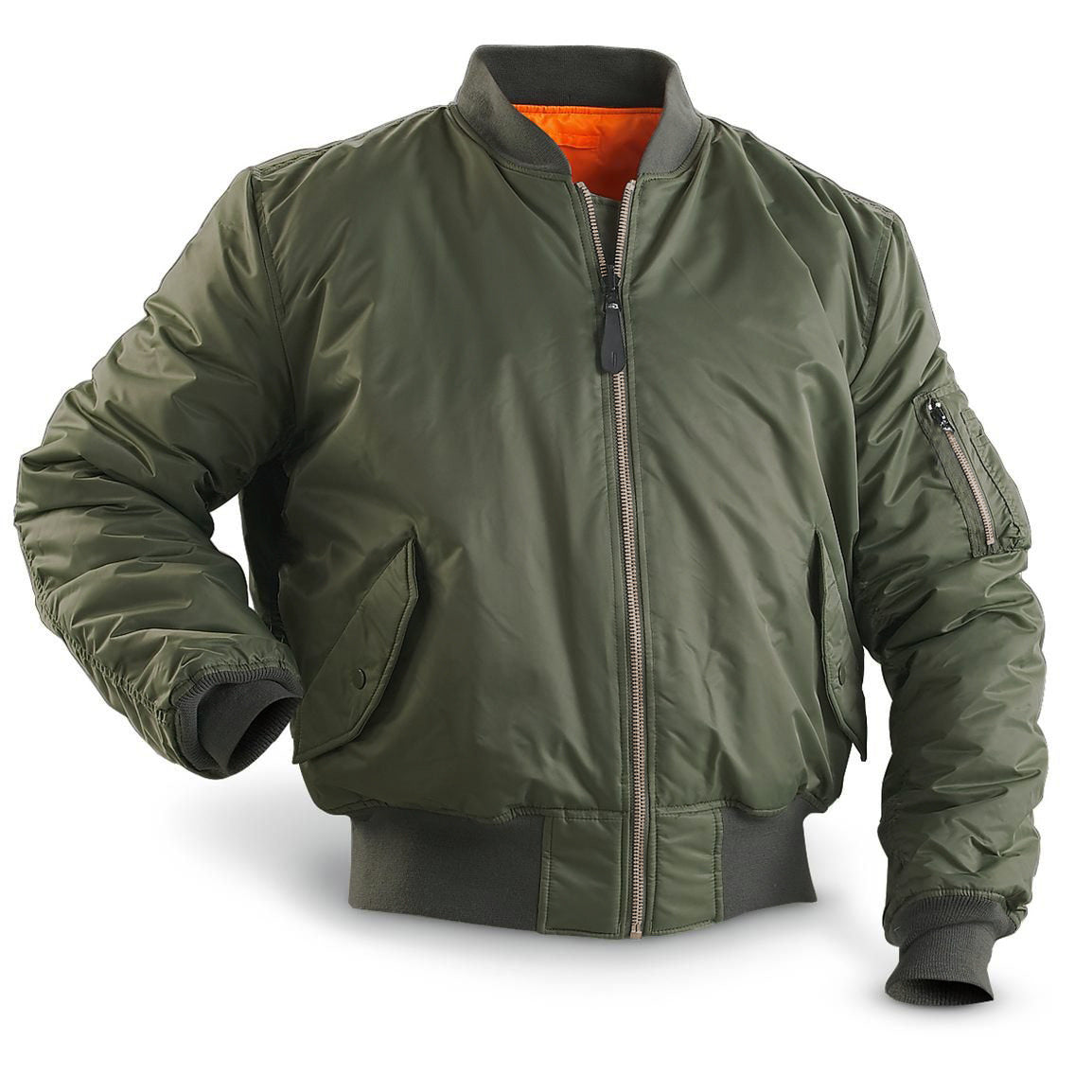 Men’s Autumn Winter Thermal Cotton-Padded Baseball Jacket