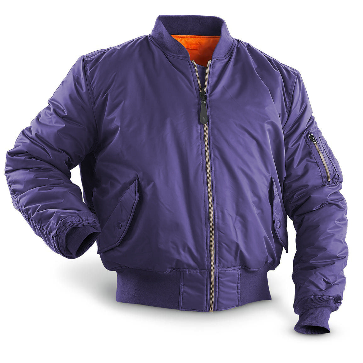 Men’s Autumn Winter Thermal Cotton-Padded Baseball Jacket