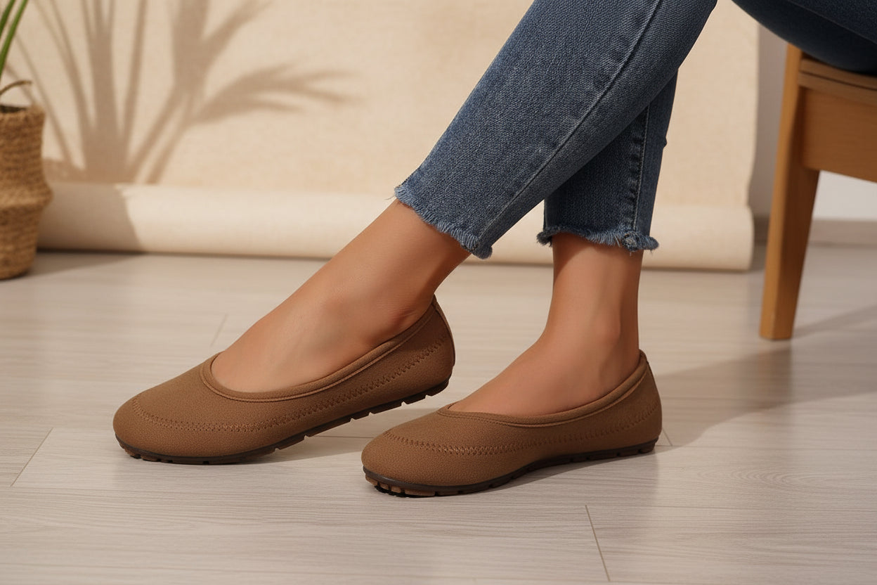 Women’s Low-Cut Round Toe Slip-On Loafers