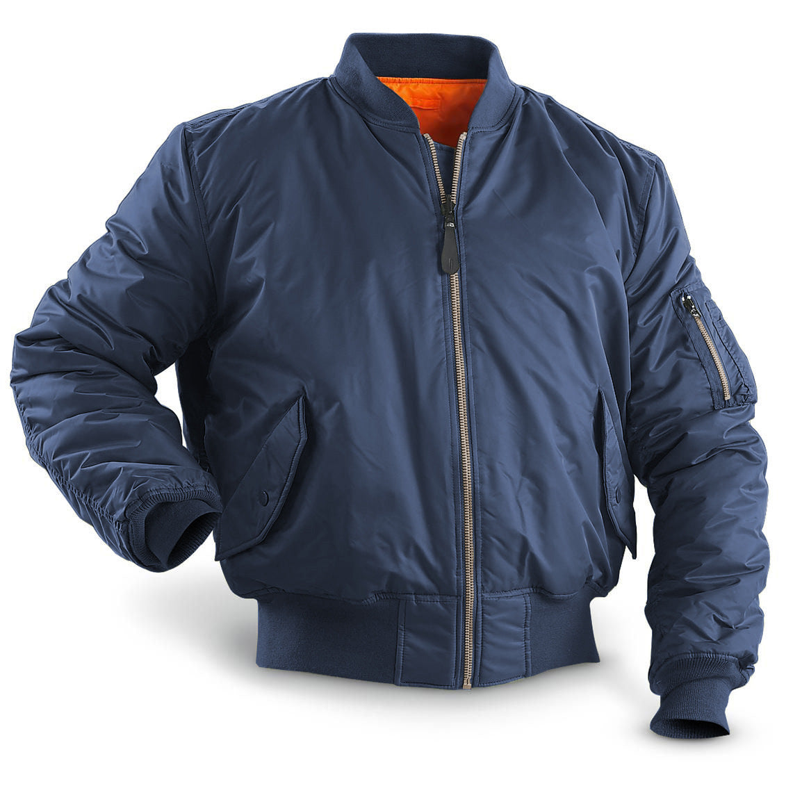 Men’s Autumn Winter Thermal Cotton-Padded Baseball Jacket