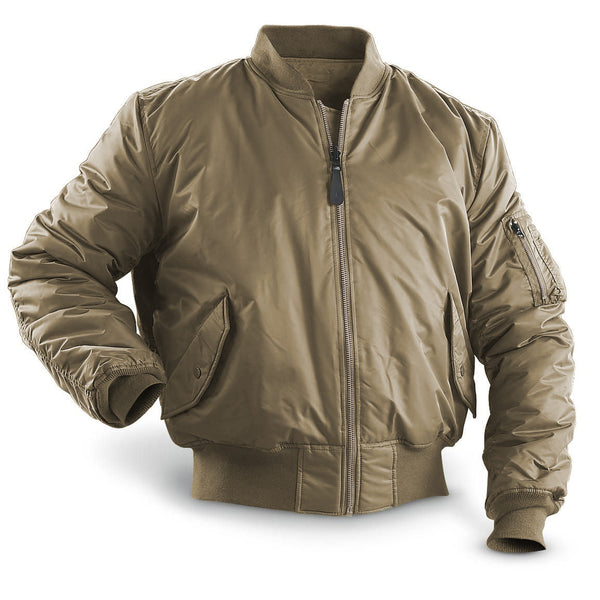 Men’s Autumn Winter Thermal Cotton-Padded Baseball Jacket