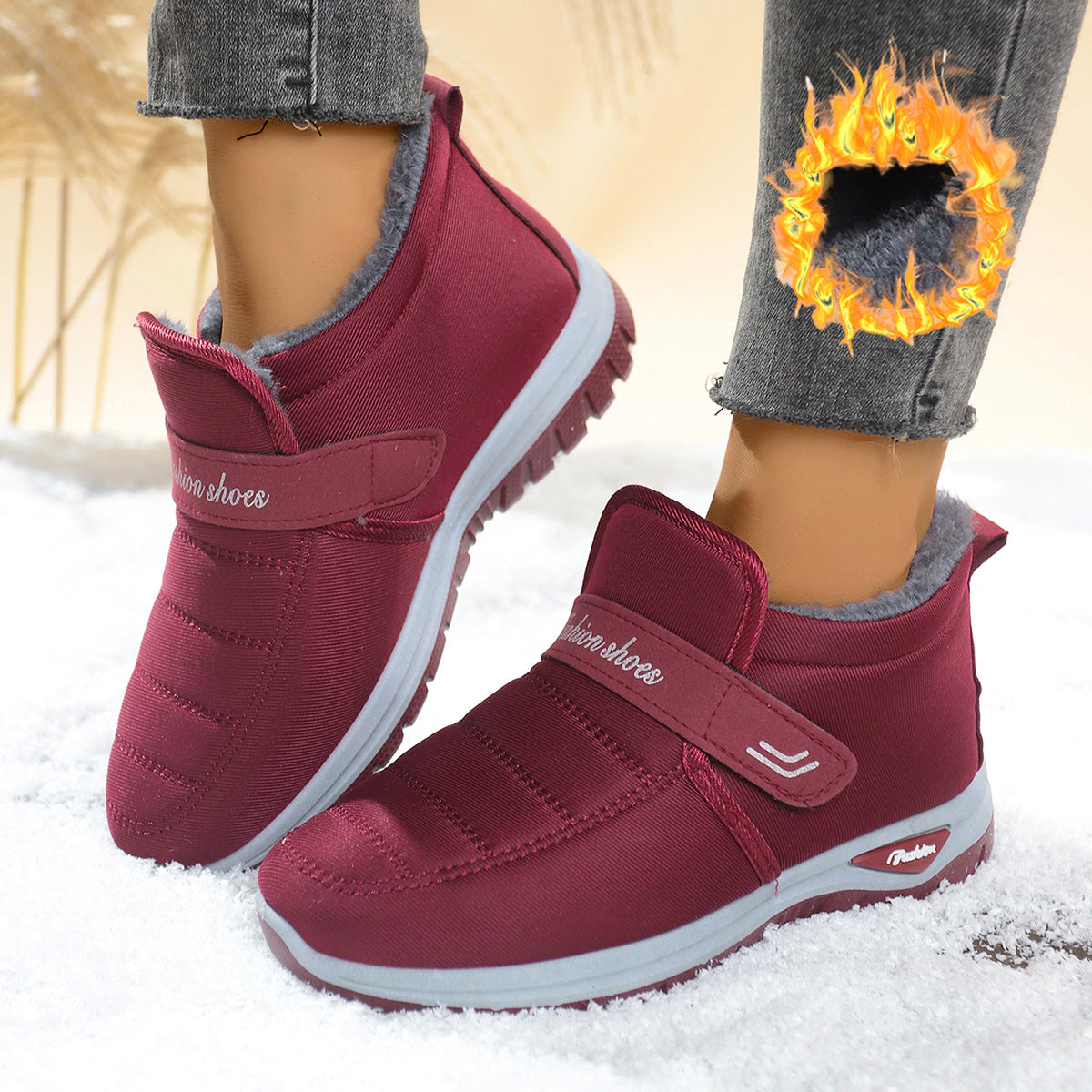 Women’s Fleece-Lined Insulated Anti-Slip Winter Boots