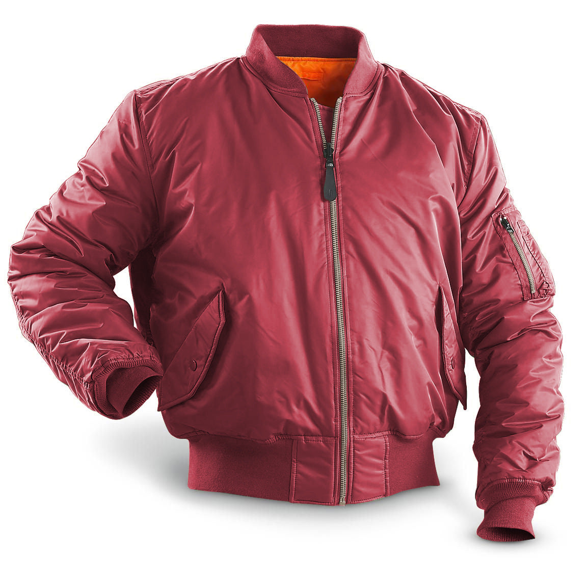 Men’s Autumn Winter Thermal Cotton-Padded Baseball Jacket