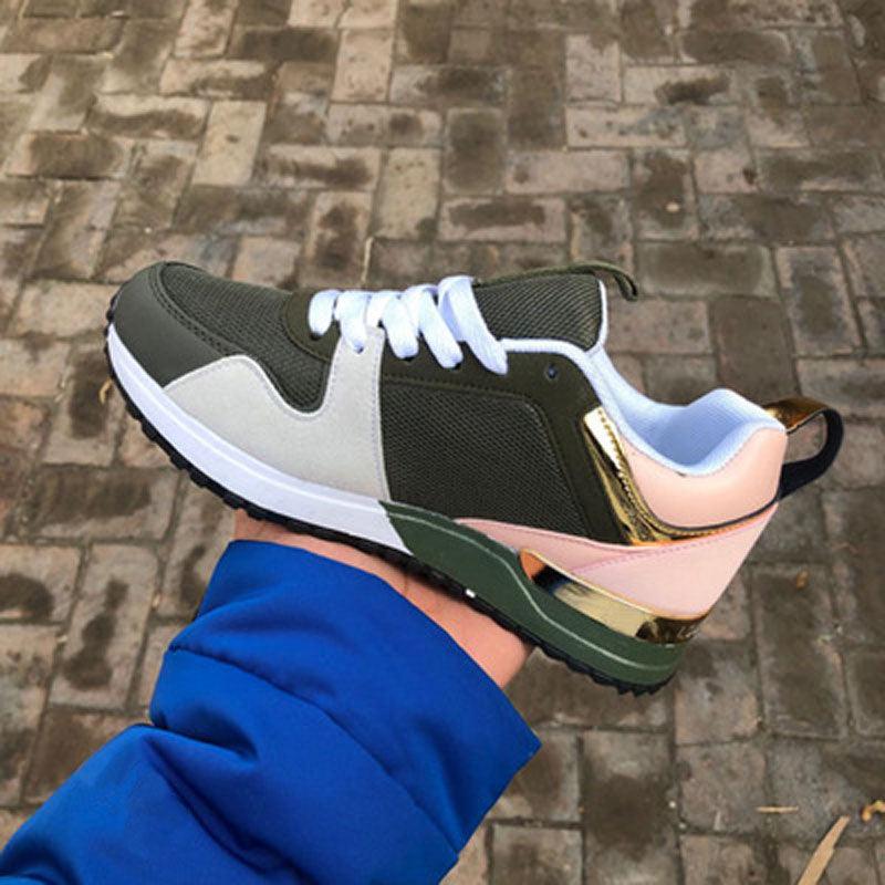 Women’s Breathable Lightweight Lace-Up Casual Sneakers