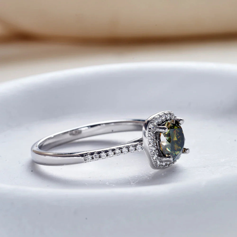 Sterling Silver 1CT Moissanite 3-Piece Set