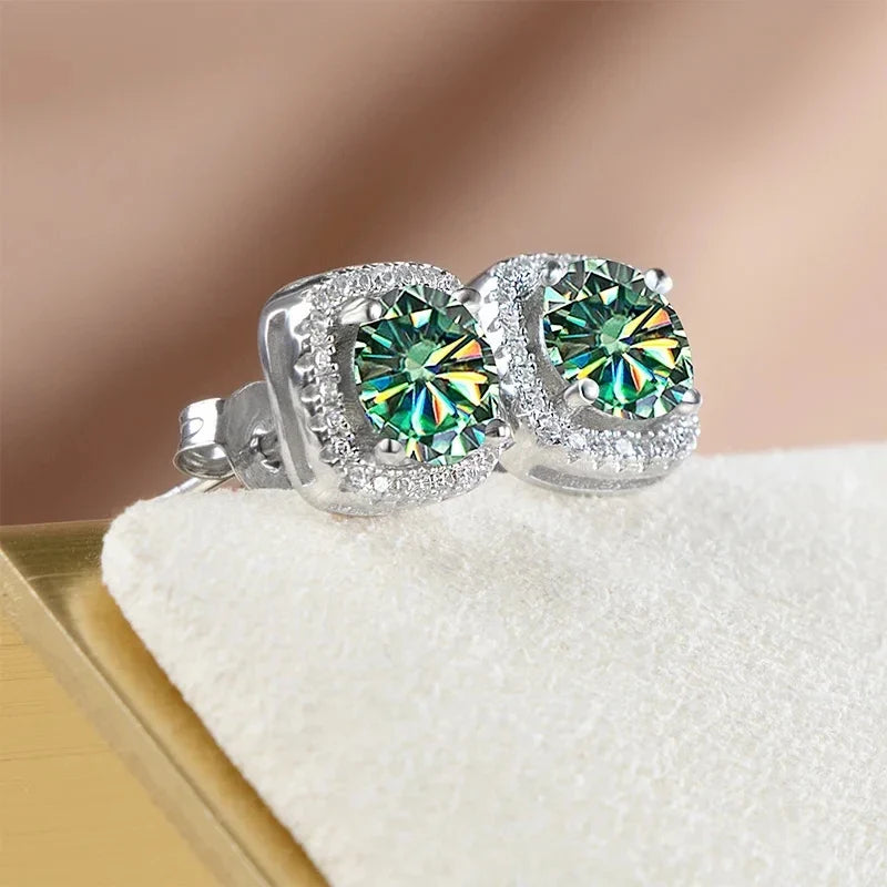 Sterling Silver 1CT Moissanite 3-Piece Set