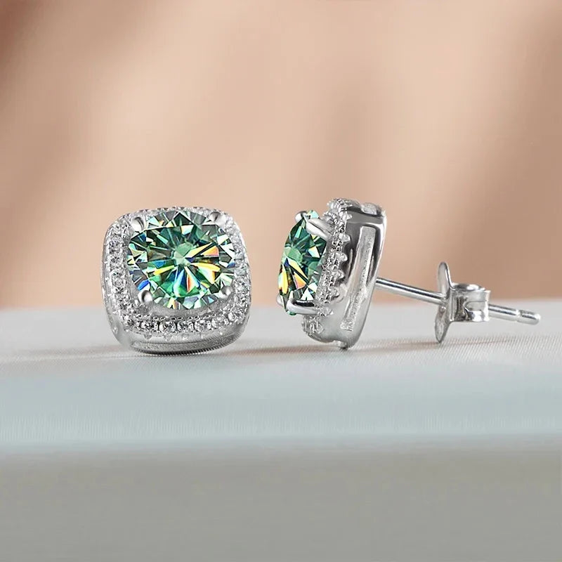 Sterling Silver 1CT Moissanite 3-Piece Set